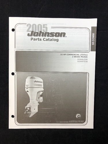 2005 johnson parts catalog - johnson,